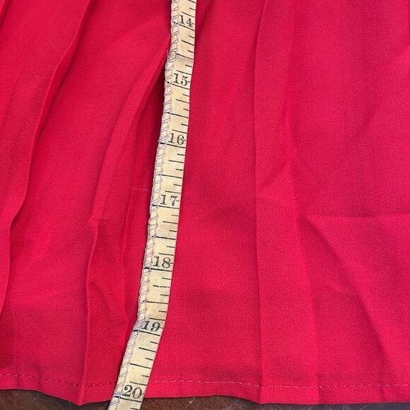 ModCloth Purely Pretty Red pleated miniskirt with bow - Picture 10 of 11